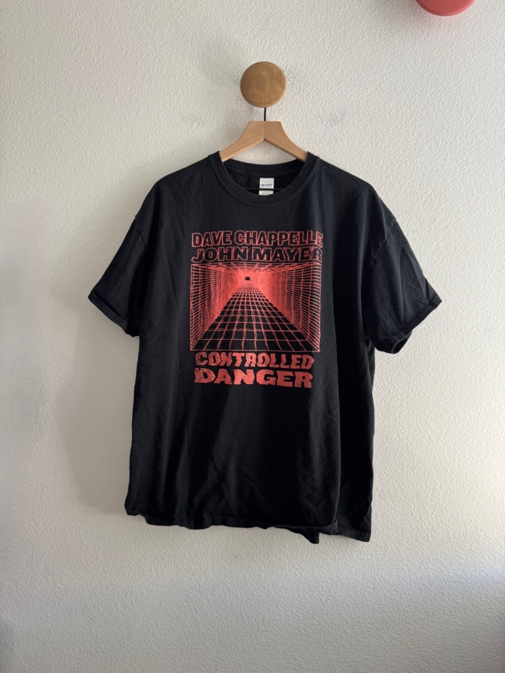 Dave Chappelle John Mayer Controlled Danger Tour Shirt - Picture 1 of 6